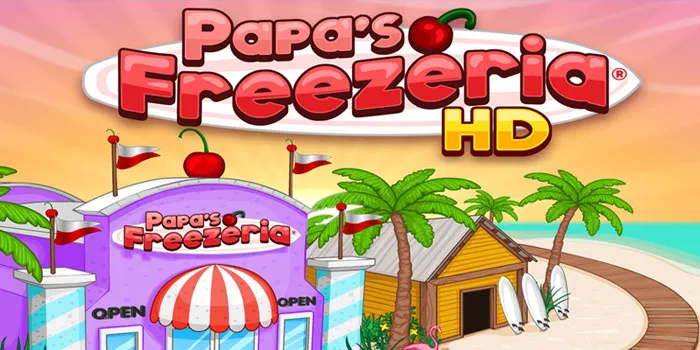 Papa's-Freezeria-Menghidangkan-Es-Krim-Lezat-Di-Tepi-Pantai